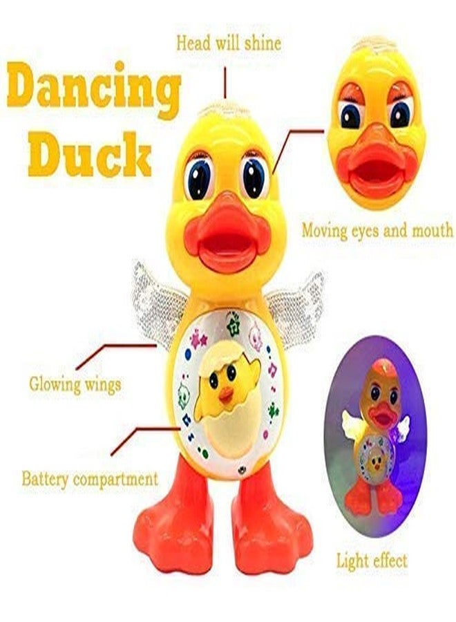 PULSBERY Baby Musical Toy Dancing Walking Yellow Duck Baby Toy with Music and LED Lights, Infant Light Up Toys, Activity Center for Toddlers - Image 4